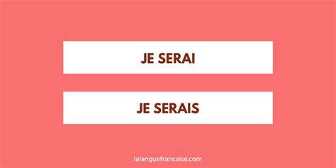 conjugaison serai|More.